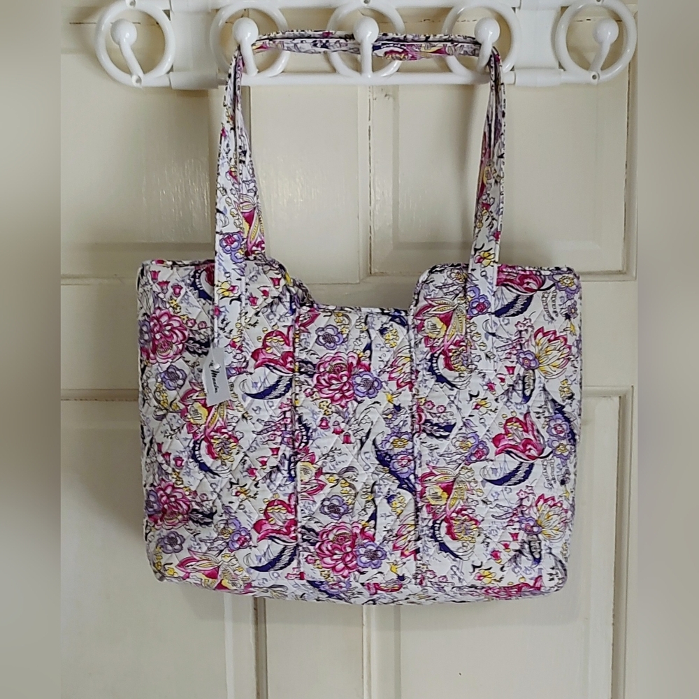Mary Maxim Floral Tote Bag - Multicolor